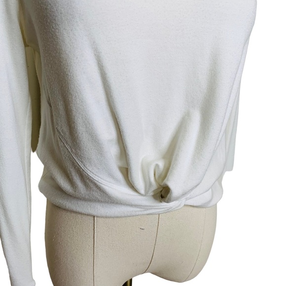 Athleta XXS Knot Crop Pullover 2646 - Picture 2 of 6
